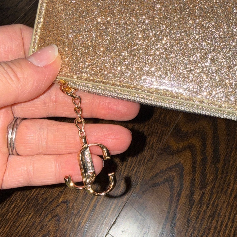 Jimmy Choo perfume  gliter gold coin/ card holder - Picture 4 of 4